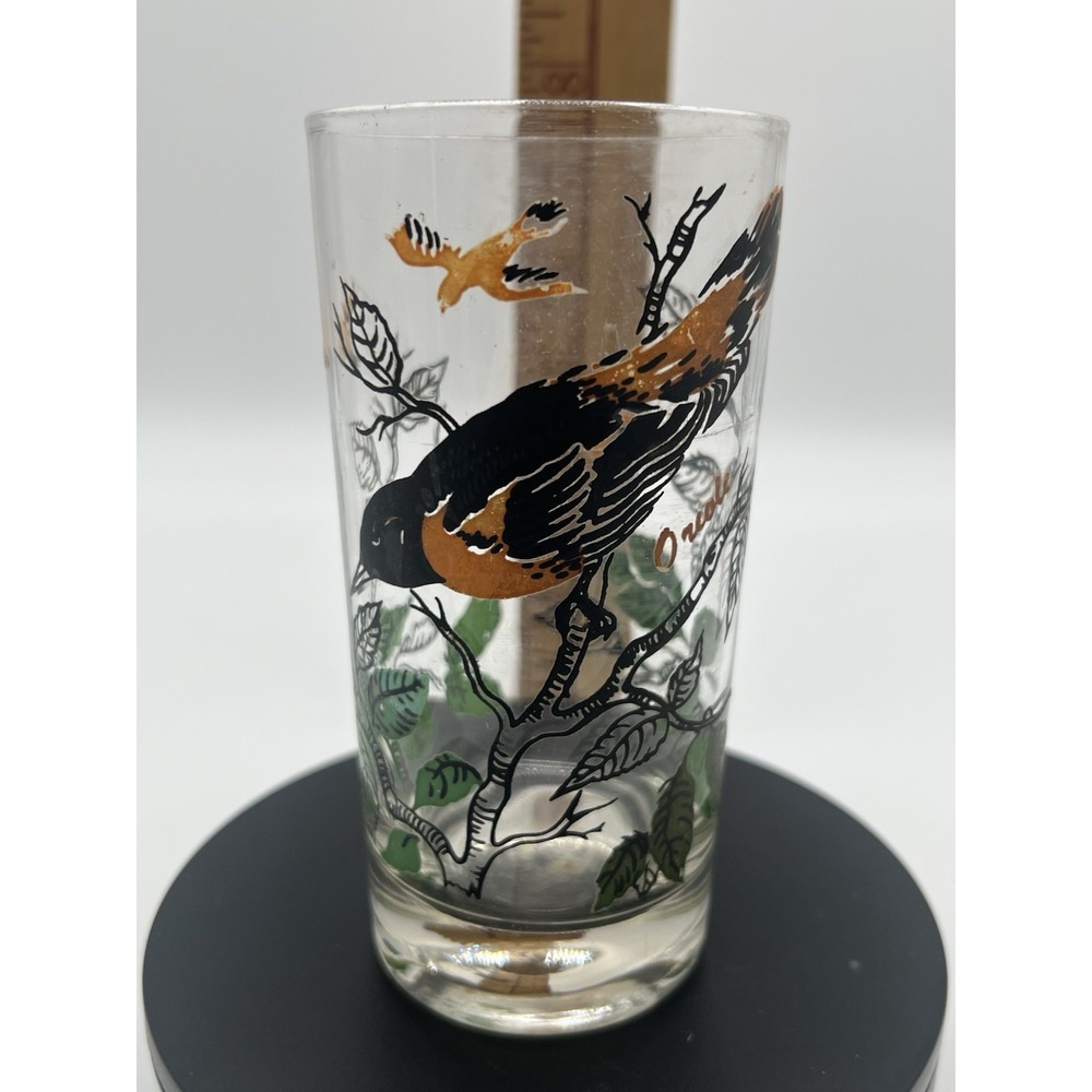 Vintage FEDERAL GLASS‎  BIRDS~ORIOLE Glass
